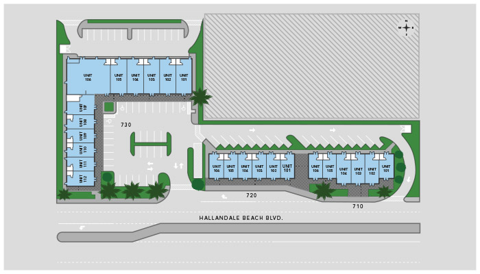 hallandale plaza siteplan thumb